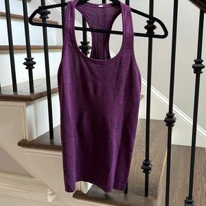 Lululemon Marled Purple Athletic Tank